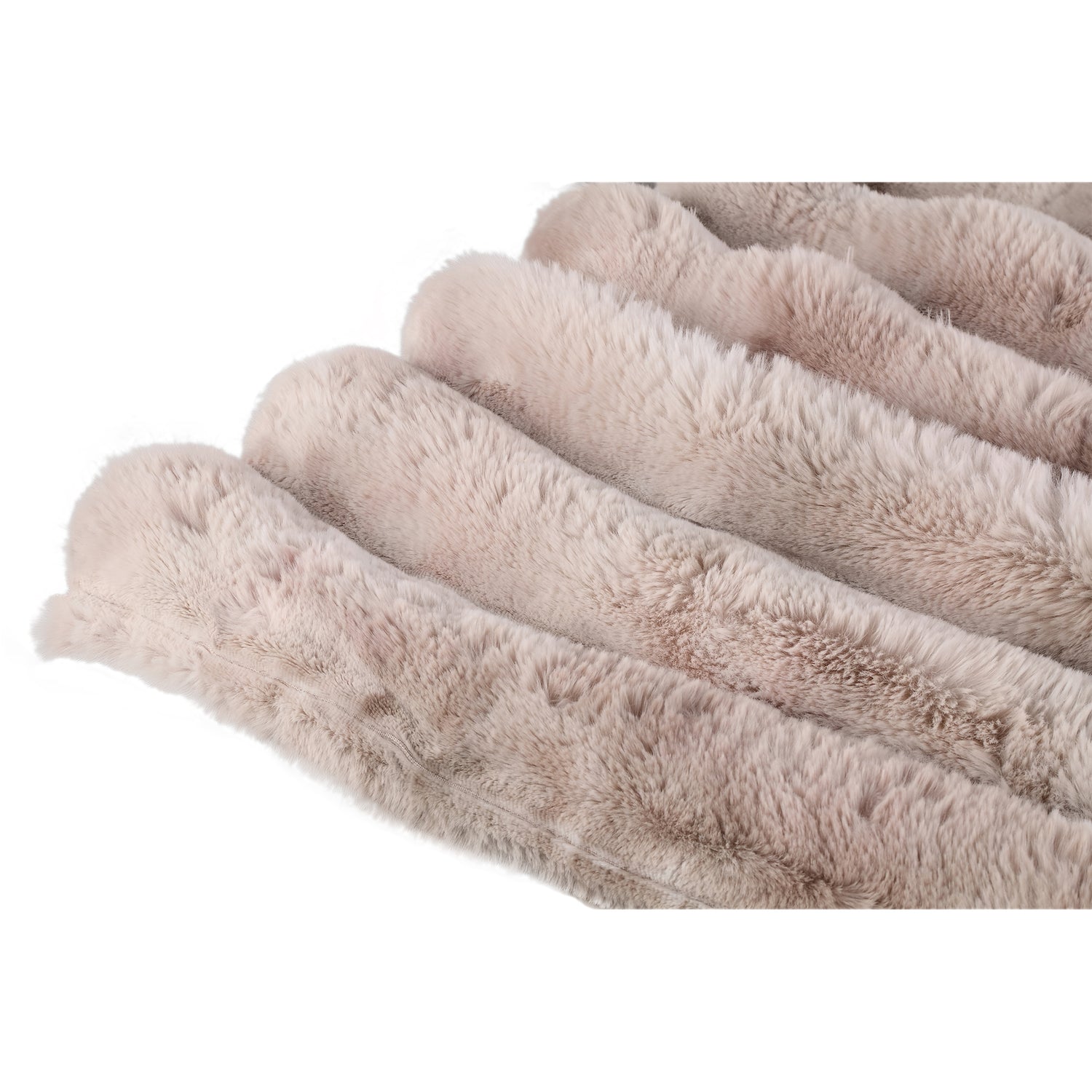 Plaid Divvo Fake Fur Thick Rib Plaid Large PTMD