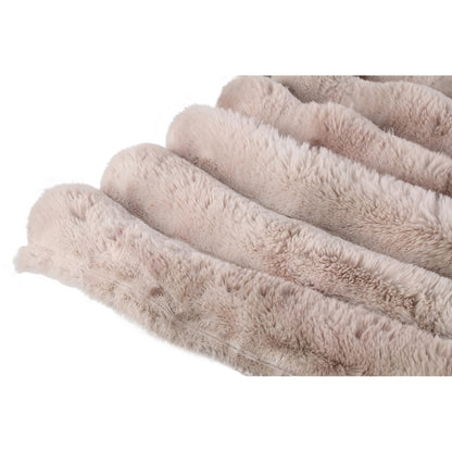 Plaid Divvo Fake Fur Thick Rib Plaid Large PTMD