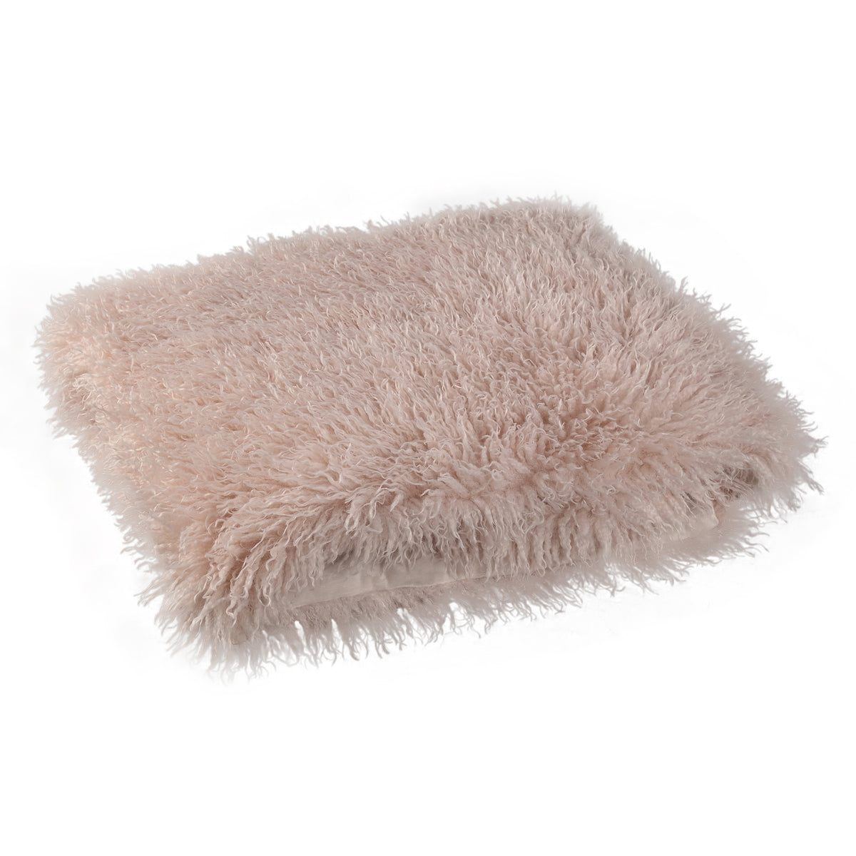 Rexx Beige Kunstfell Decke Klein PTMD