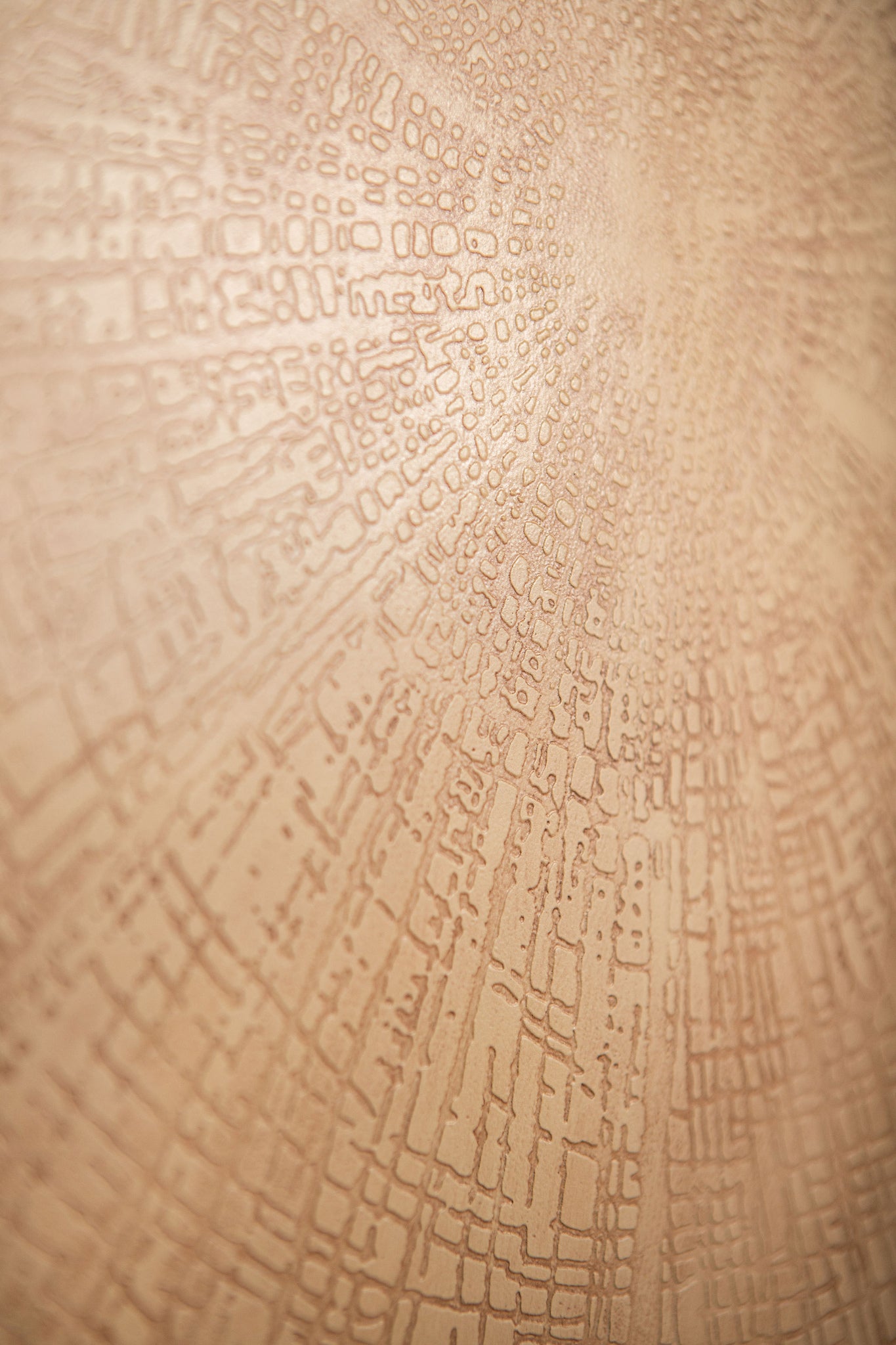 Rond Wandpaneel Raizo Aluminium Beige Small PTMD