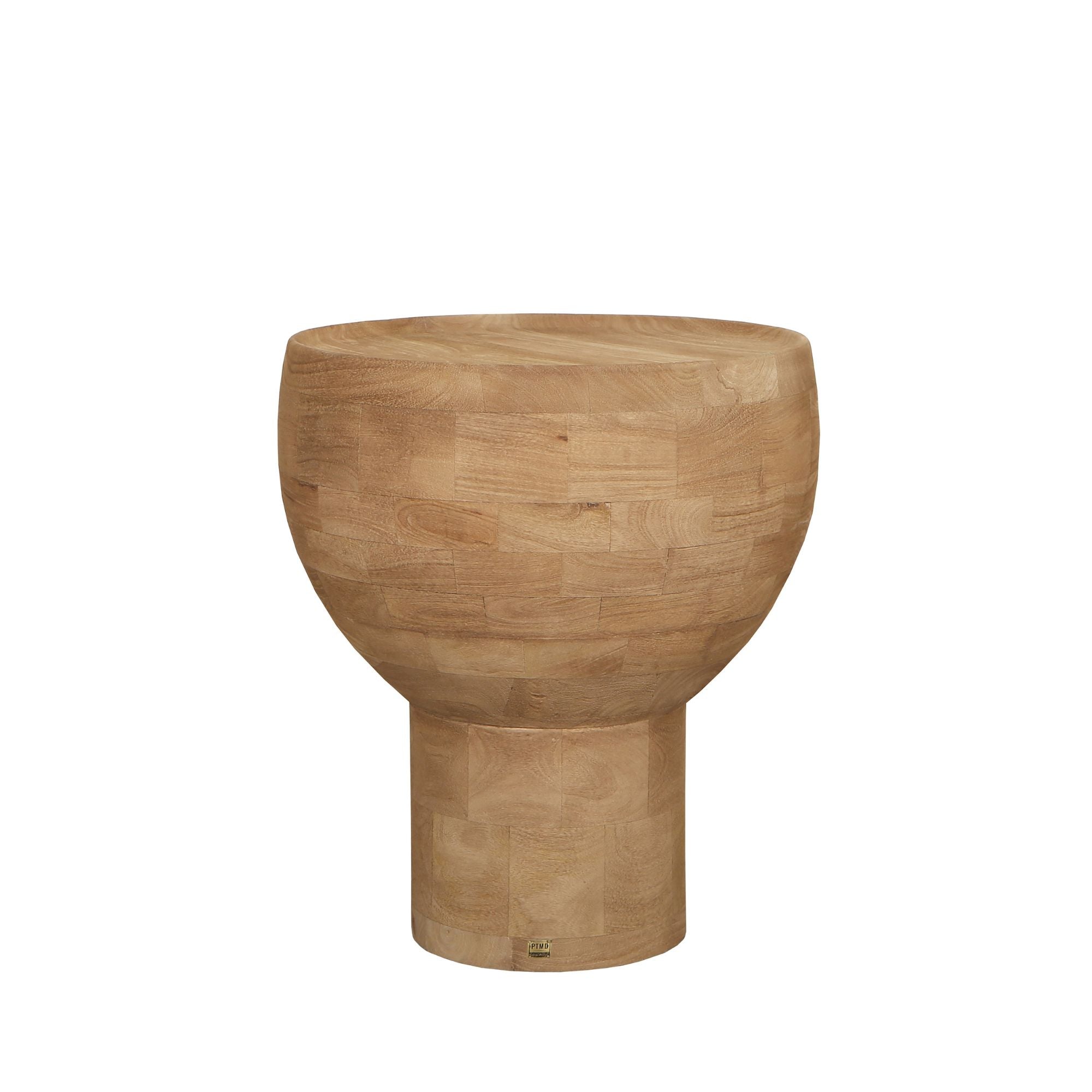 Ronde Sidetable Erno Mangohout Naturel PTMD