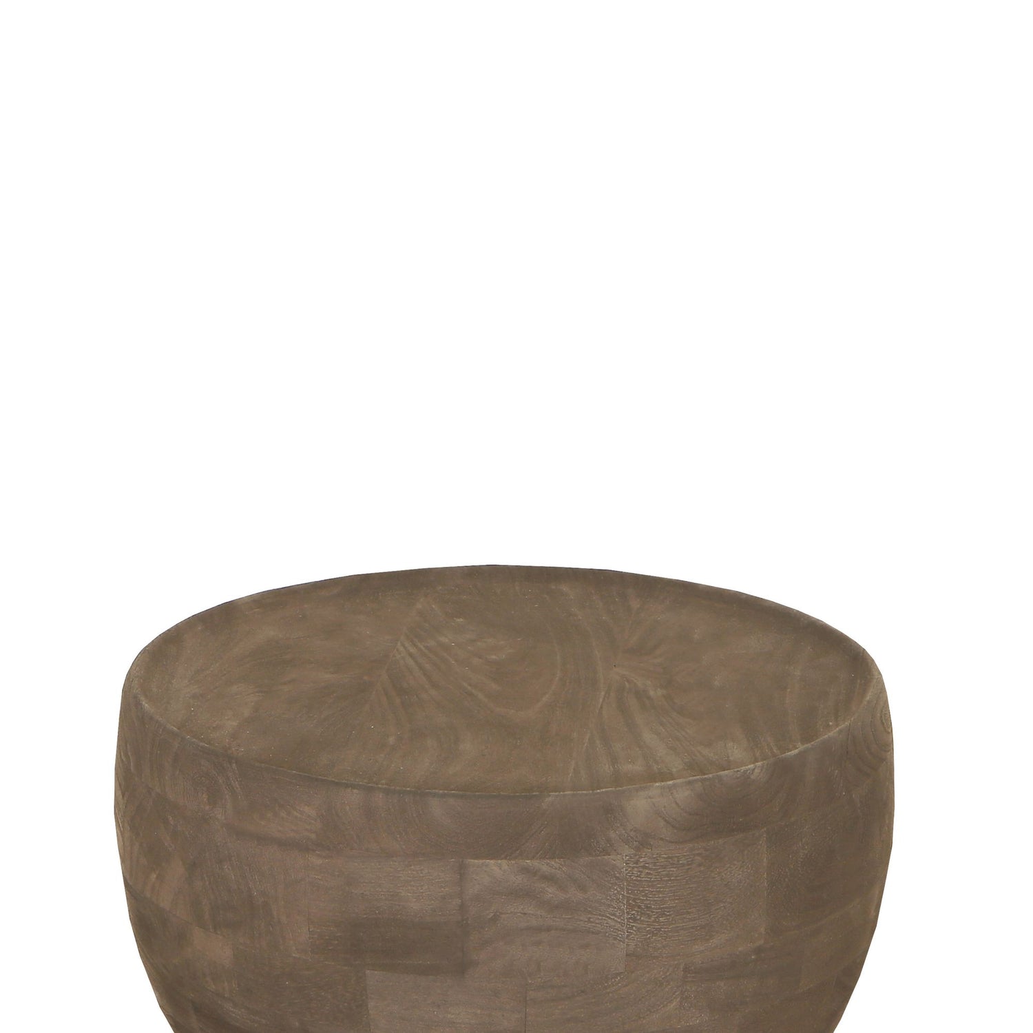 Bijzettafel Erno Bruin Mango Hout Op Voet Rond PTMD