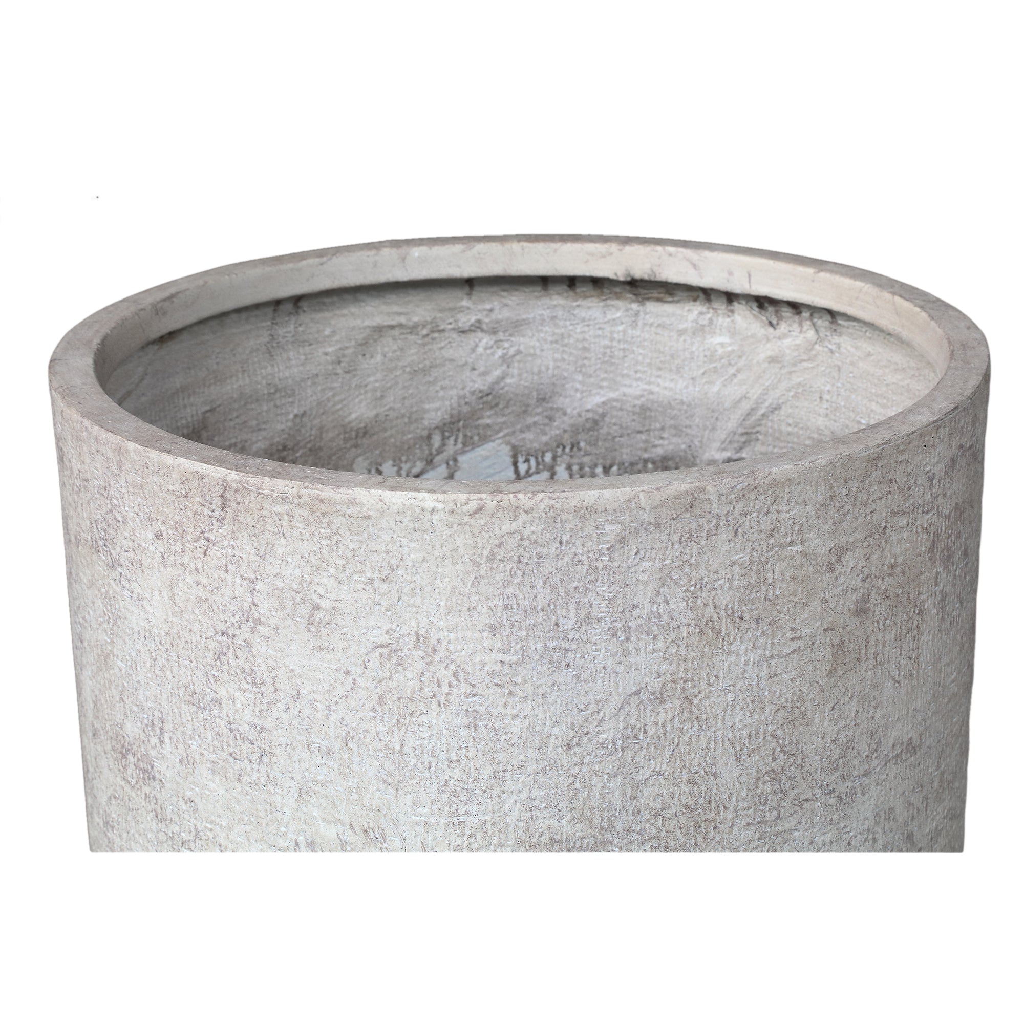 Salah Beige GRC Antique Rough Pot Round High SV3 PTMD