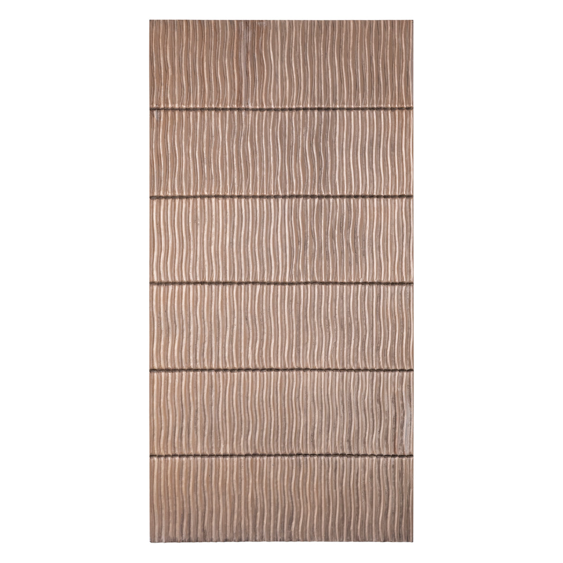 Seline Bronze MDF Wavy Stripe Layer Wall Panel L PTMD