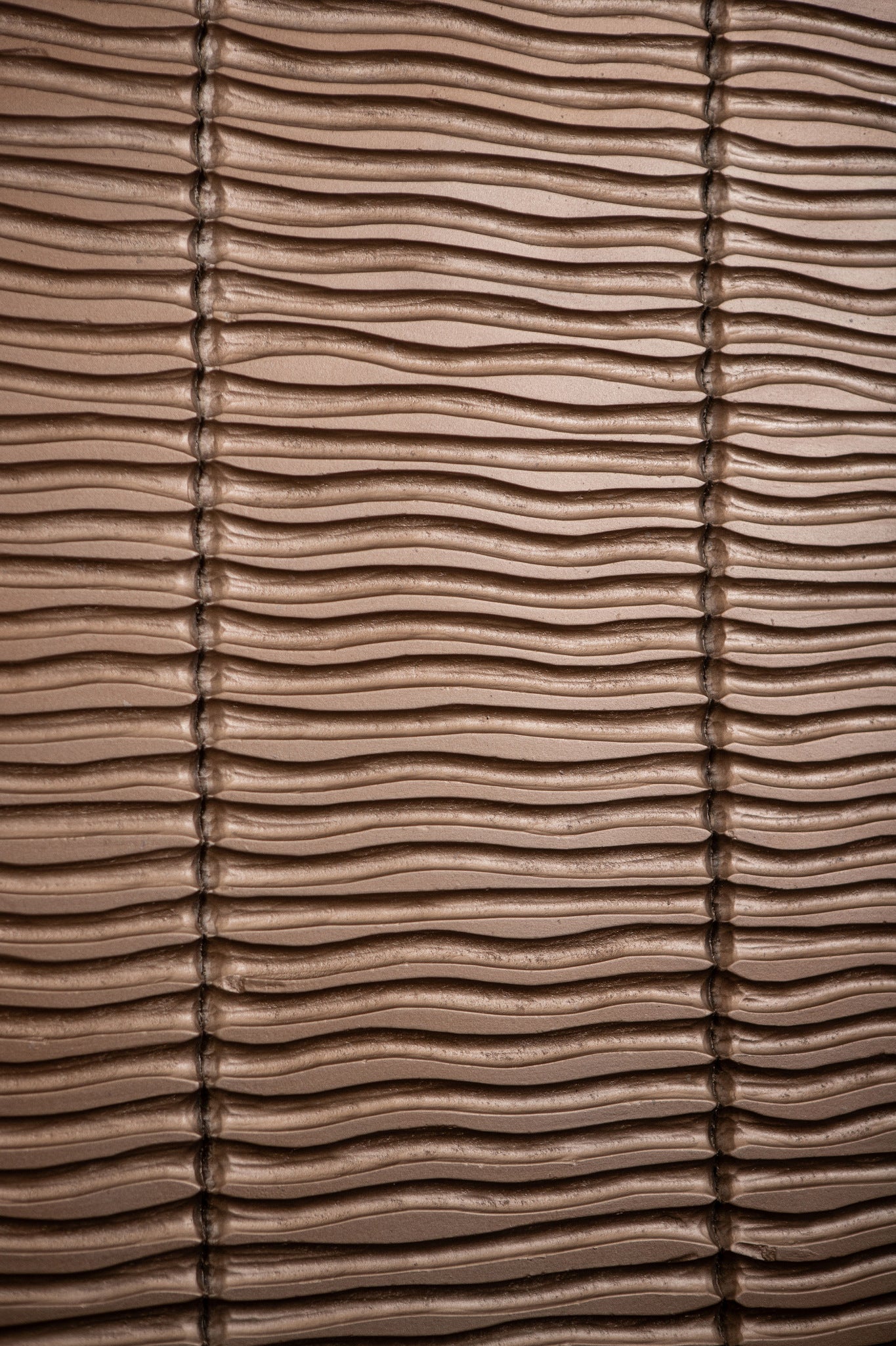 Seline Bronze MDF Wavy Stripe Layer Wall Panel L PTMD