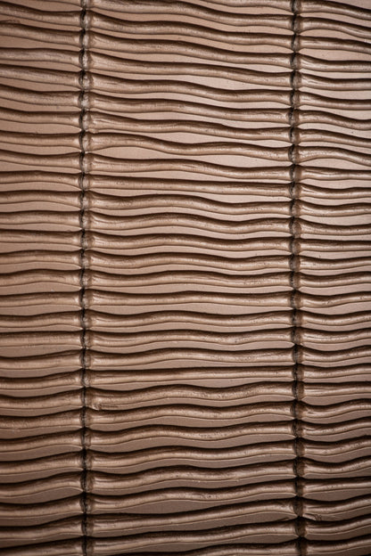 Seline Bronze MDF Wavy Stripe Layer Wall Panel L PTMD