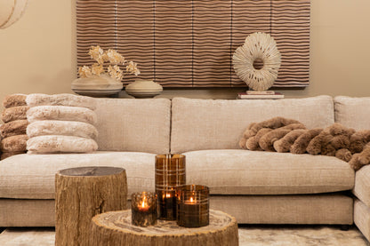 Seline Bronze MDF Wavy Stripe Layer Wall Panel L PTMD