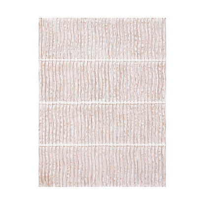 Seline White MDF Wavy Stripe Layer Wall Panel S PTMD