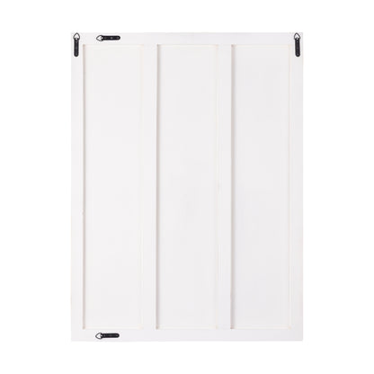 Seline White MDF Wavy Stripe Layer Wall Panel S PTMD