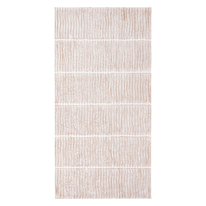 Seline White MDF Wavy Stripe Layer Wall Panel L PTMD