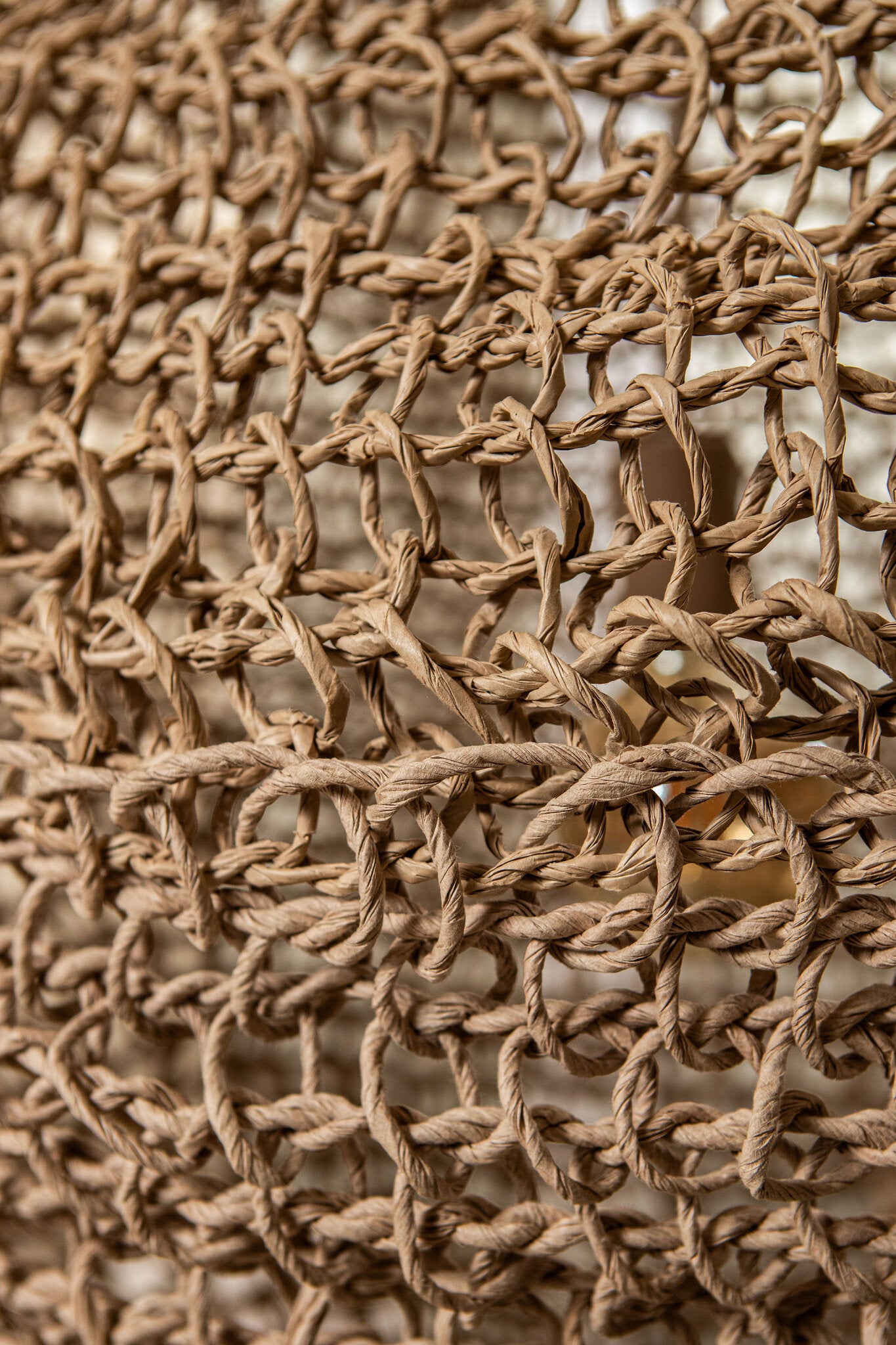 Hanglamp Dayo Naturel Papier Touw Open Rond PTMD