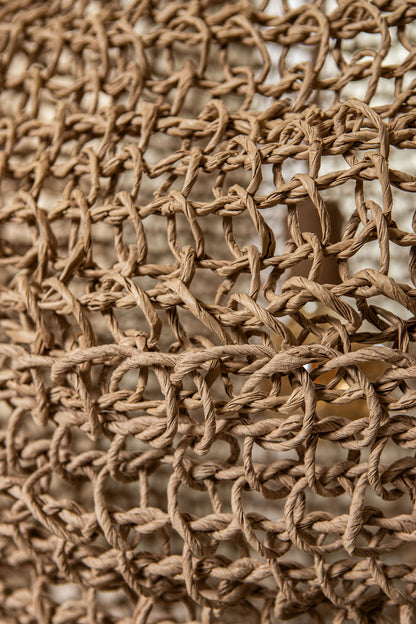 Hanglamp Dayo Naturel Papier Touw Open Lang PTMD