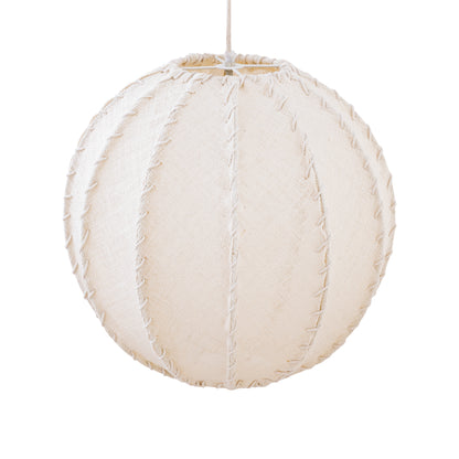 Hanglamp Myka Creme Jute Hanging Bolvorm Small PTMD