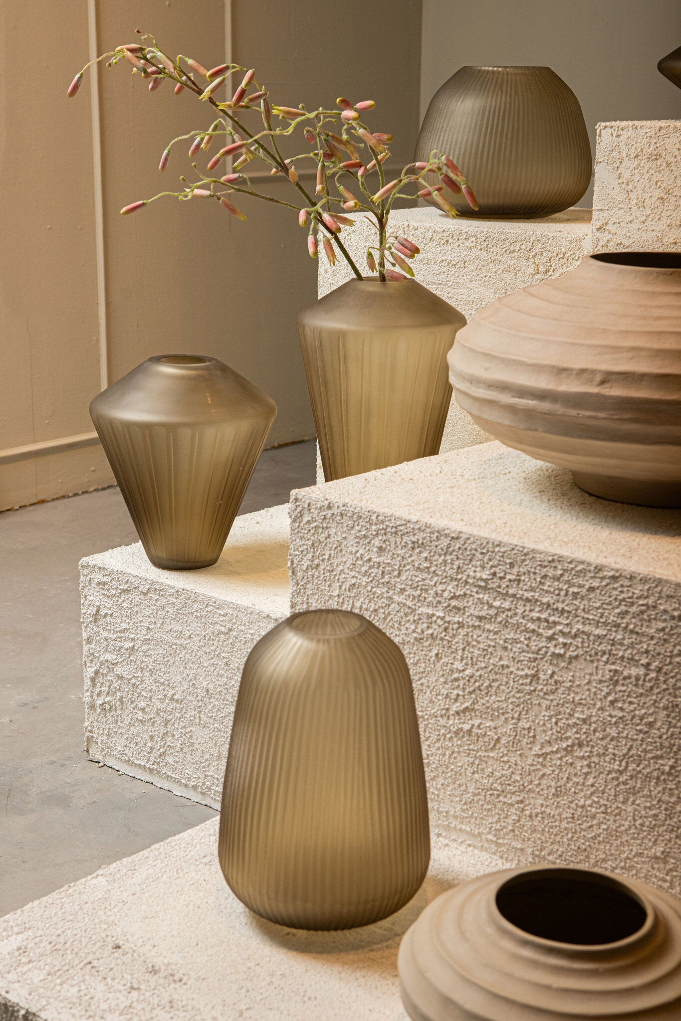 Kody Beige Stone Wash casted alu ribbed pot S PTMD