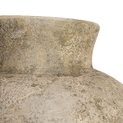 Gisel Beige Cement Fiber Big Jar Pot High PTMD