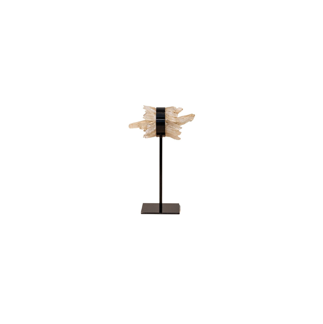 Yerin Natural Quartz Mineral Cluster Deco Statue M PTMD