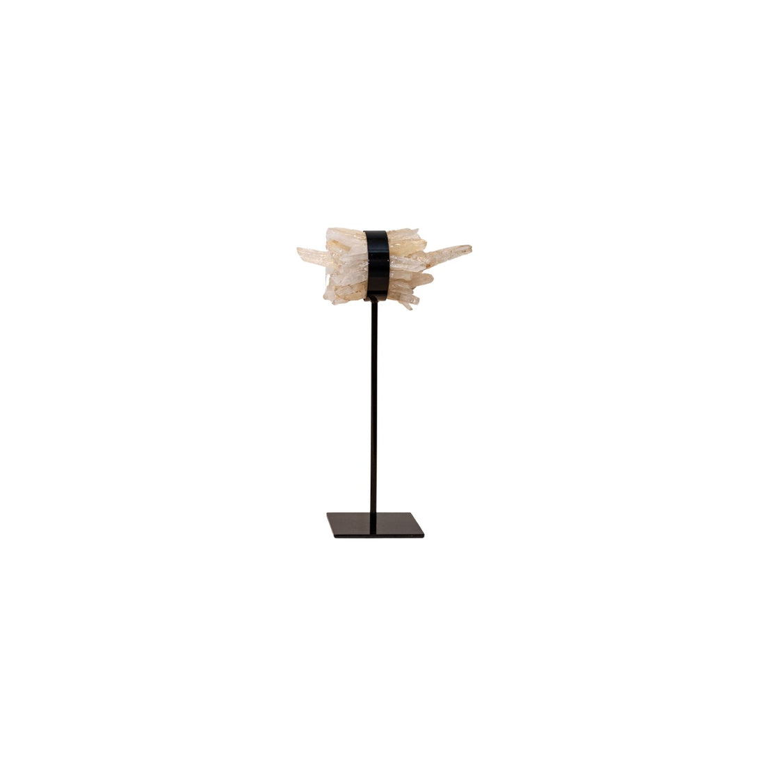 Yerin Natural Quartz Mineral Cluster Deco Statue L PTMD