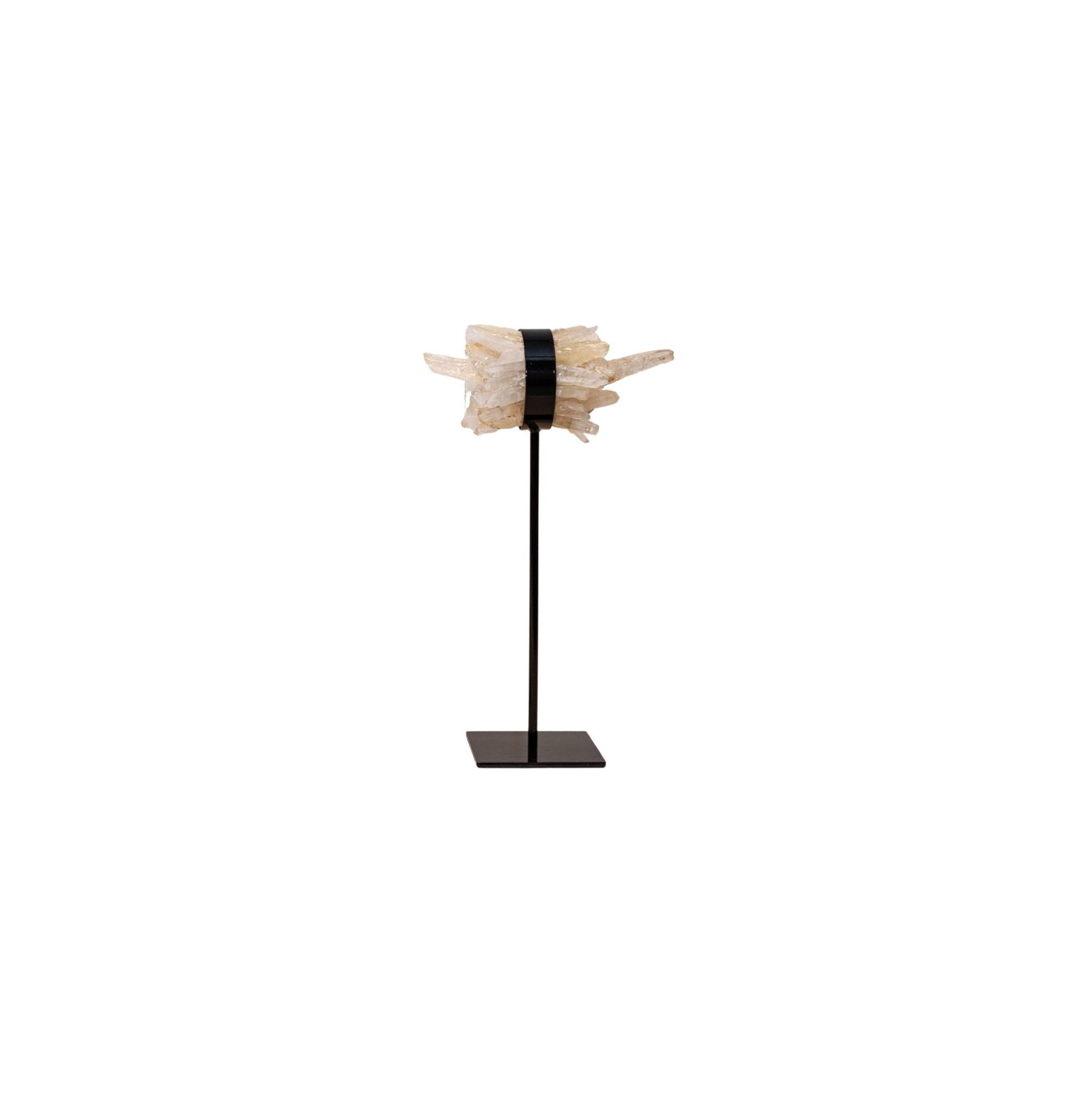 Yerin Natural Quartz Mineral Cluster Deco Statue L PTMD