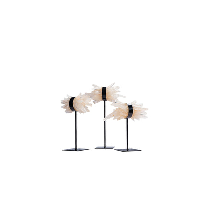 Yerin Natural Quartz Mineral Cluster Deco Statue L PTMD