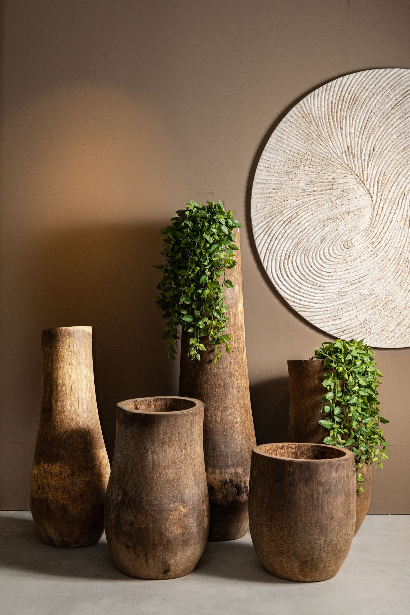 Palmhout Pot Jamez Luxe Medium Ø50x100cm PTMD