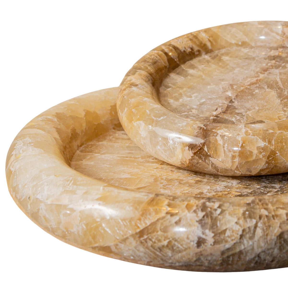 Jiren Onyx Honey Round Plate With Thick Border L PTMD