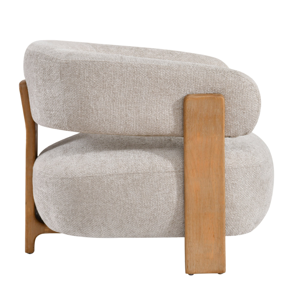 Mire Cream Sessel Legacy 15 Dove Kautschukholz PTMD
