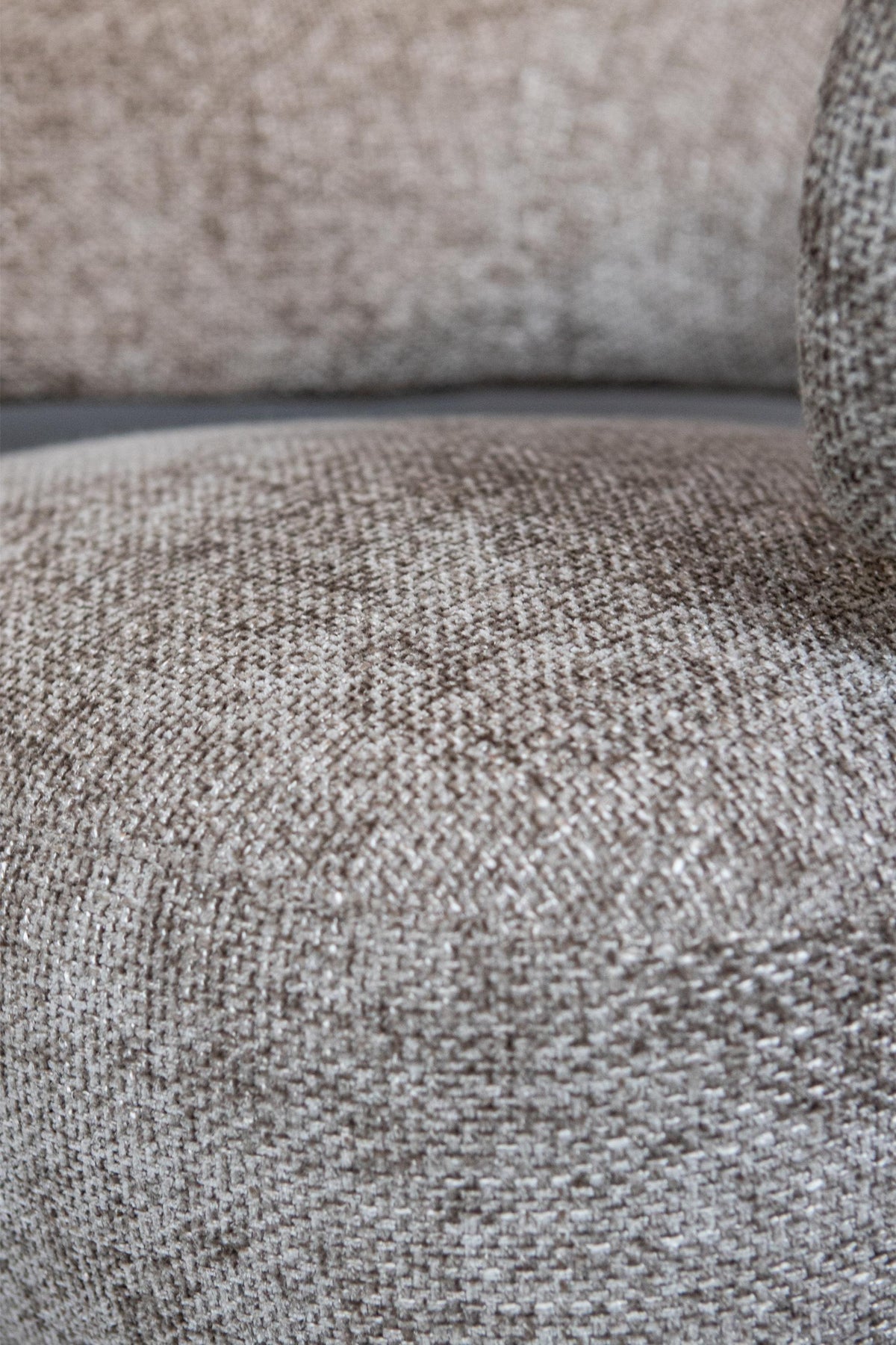 Mire Taupe Sessel Legacy 3 Mink Gummibaumholz PTMD