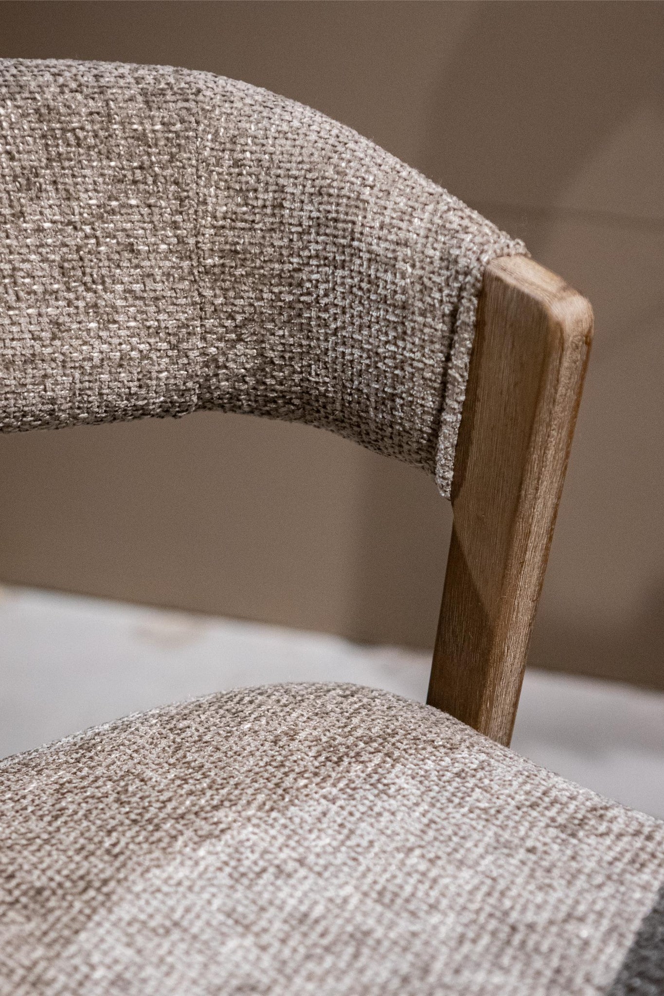 Eetkamerstoel Kael Creme Legacy 15 Dove Rubberhout PTMD