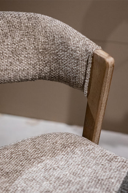 Eetkamerstoel Kael Creme Legacy 15 Dove Rubberhout PTMD