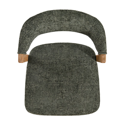 Eetkamerstoel Kael Groen Legacy 10 Olive Rubberhout Set van 2 PTMD