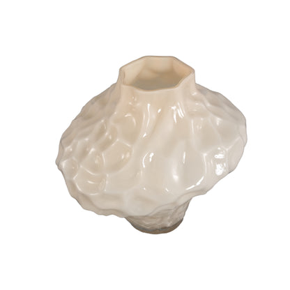 Vaas Moises Creme Onregelmatig glas Large PTMD