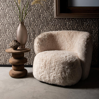 Fauteuil Aphrodite Small Beige Nep Bond PTMD