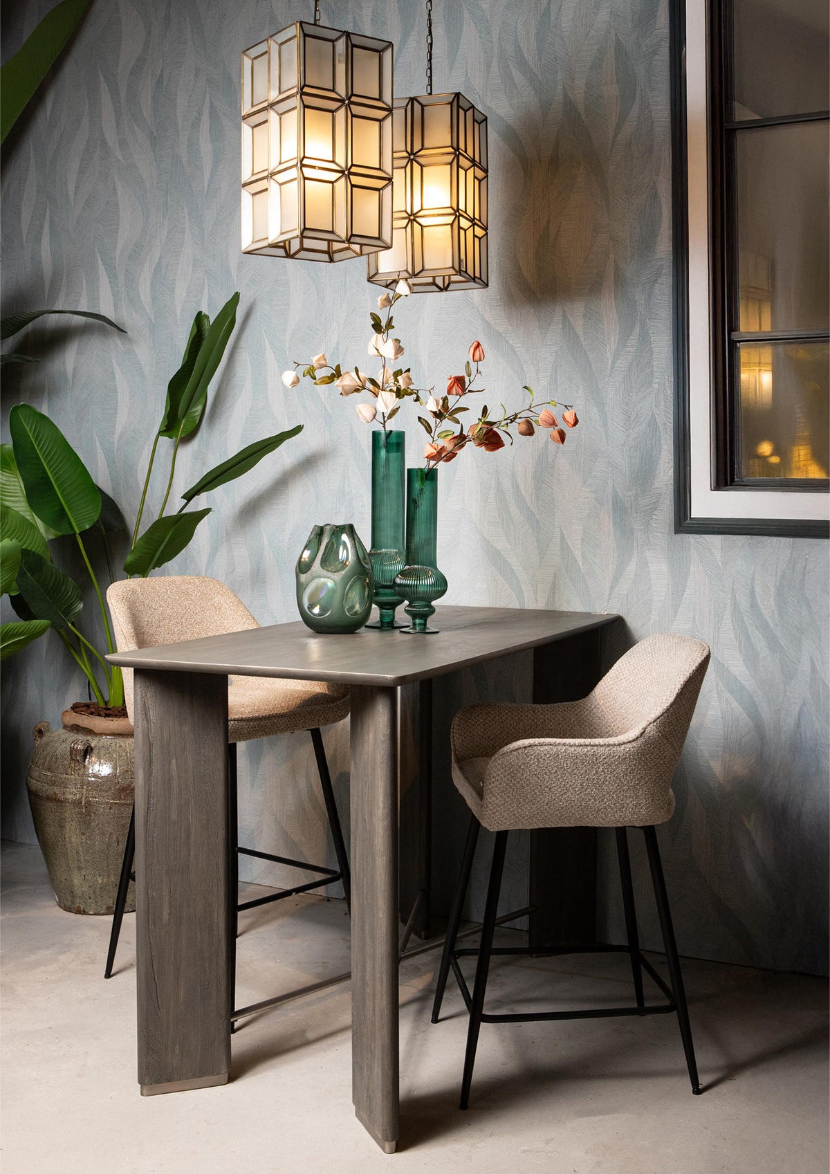 Barstoel Fal Low Opulence Taupe Set van 2 PTMD