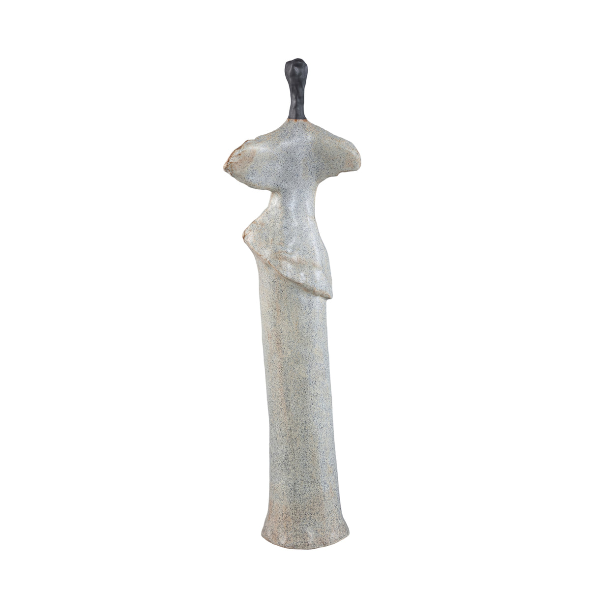 Roxey Beige Ceramic High Women Shaped Ornament S PTMD