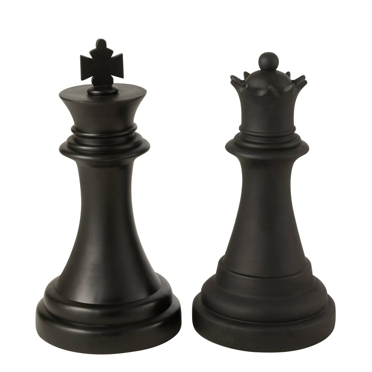 Groot Schaakstuk Koning Zwart J-Line
