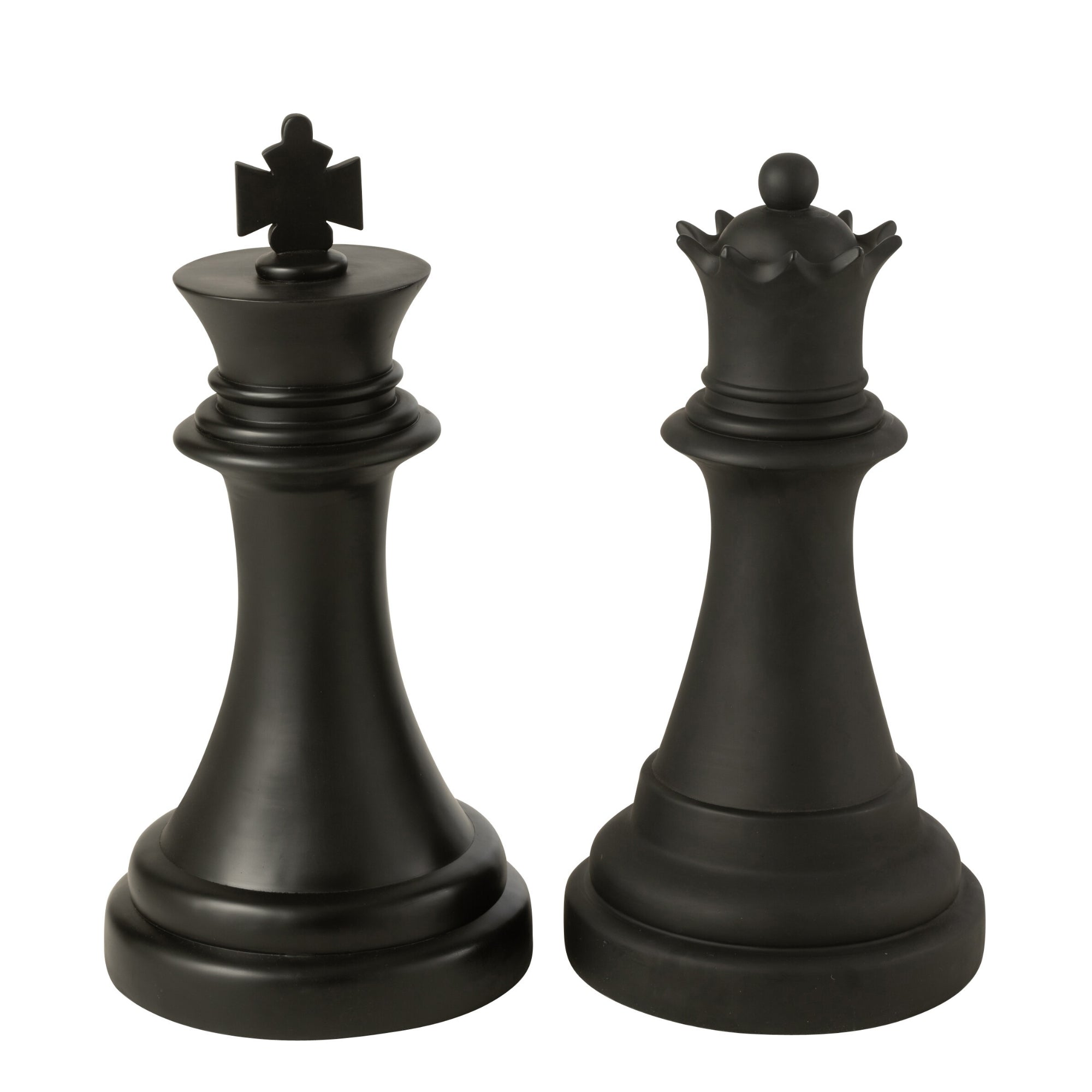 Groot Schaakstuk Koning Zwart J-Line