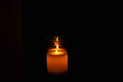 Ledlamp Blinkend Glas Goud Small