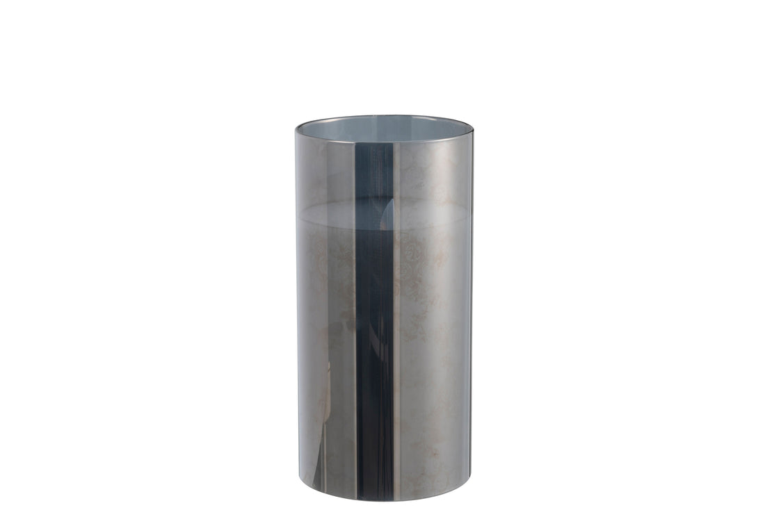 Ledlamp Blinkend Glas Grijs Medium