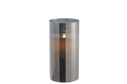 Ledlamp Blinkend Glas Grijs Medium
