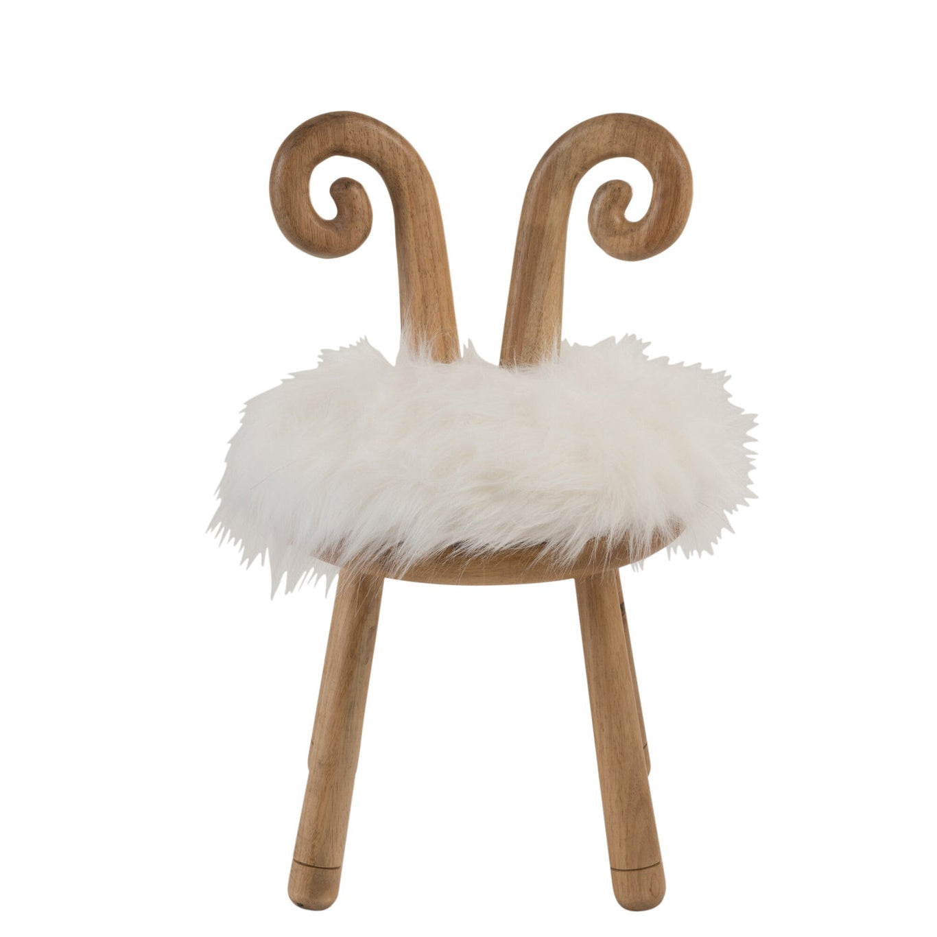 Stoel Oor Schaap Hout Naturel J-Line