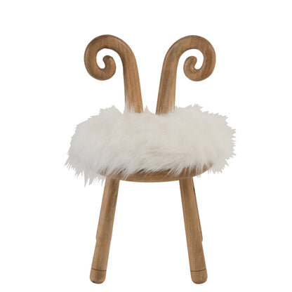 Stoel Oor Schaap Hout Naturel J-Line