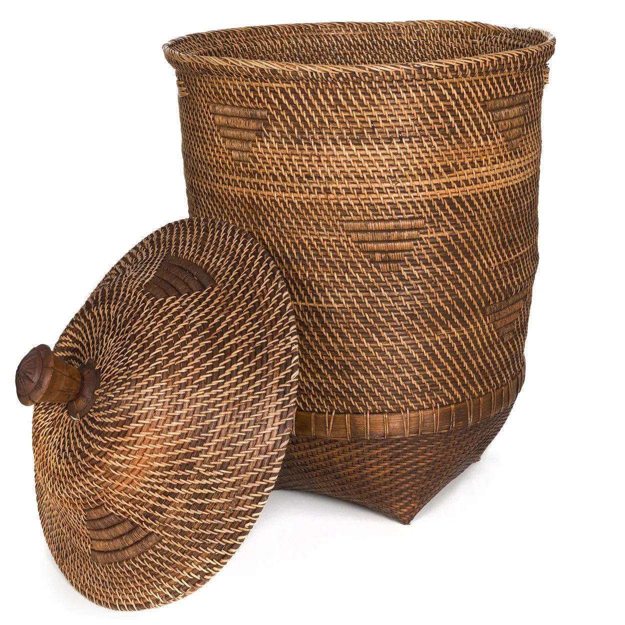 De Colonial Wasmand Naturel Bruin XL