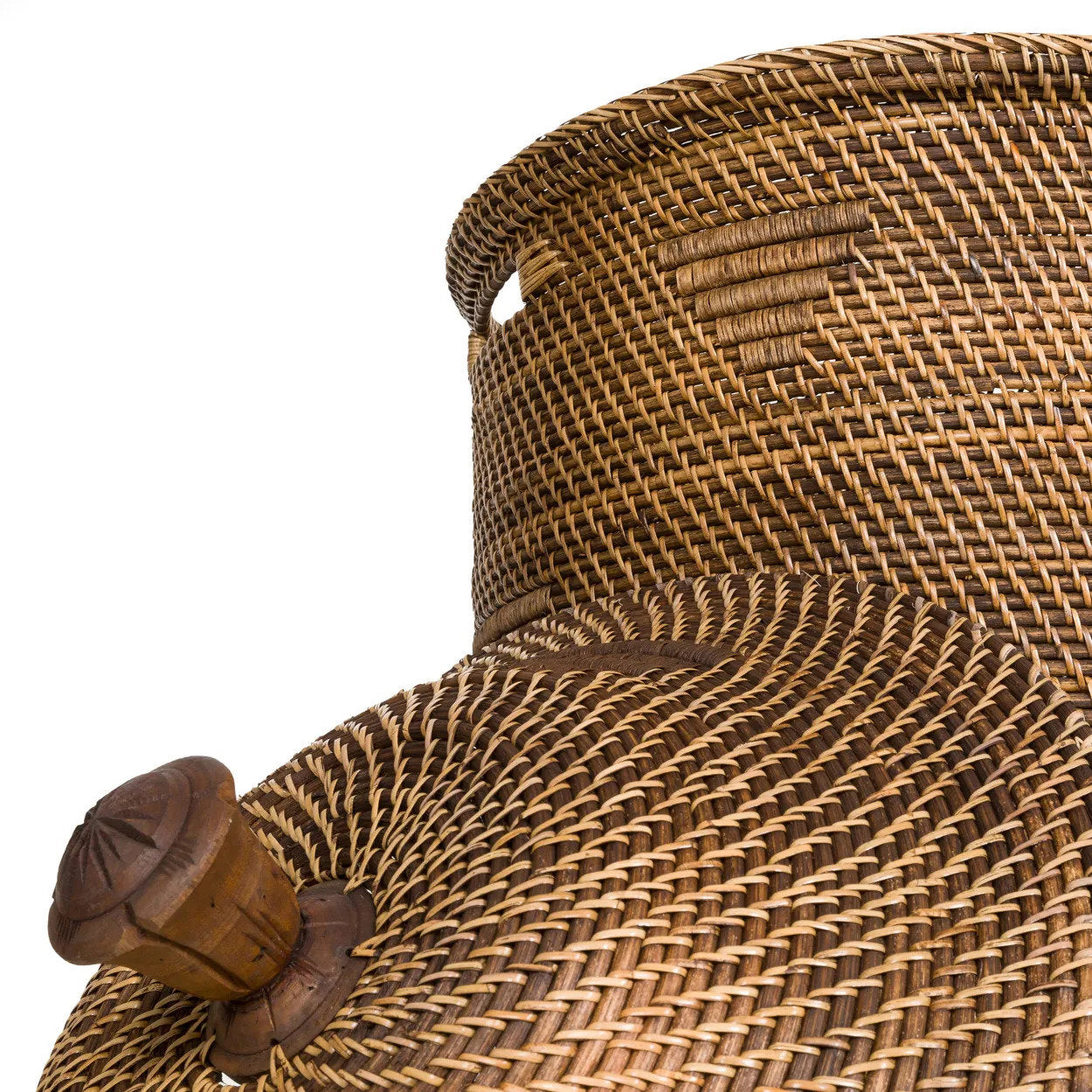 De Colonial Wasmand Naturel Bruin XL