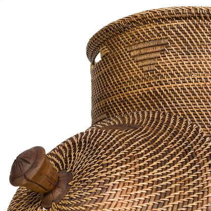 De Colonial Wasmand Naturel Bruin XL