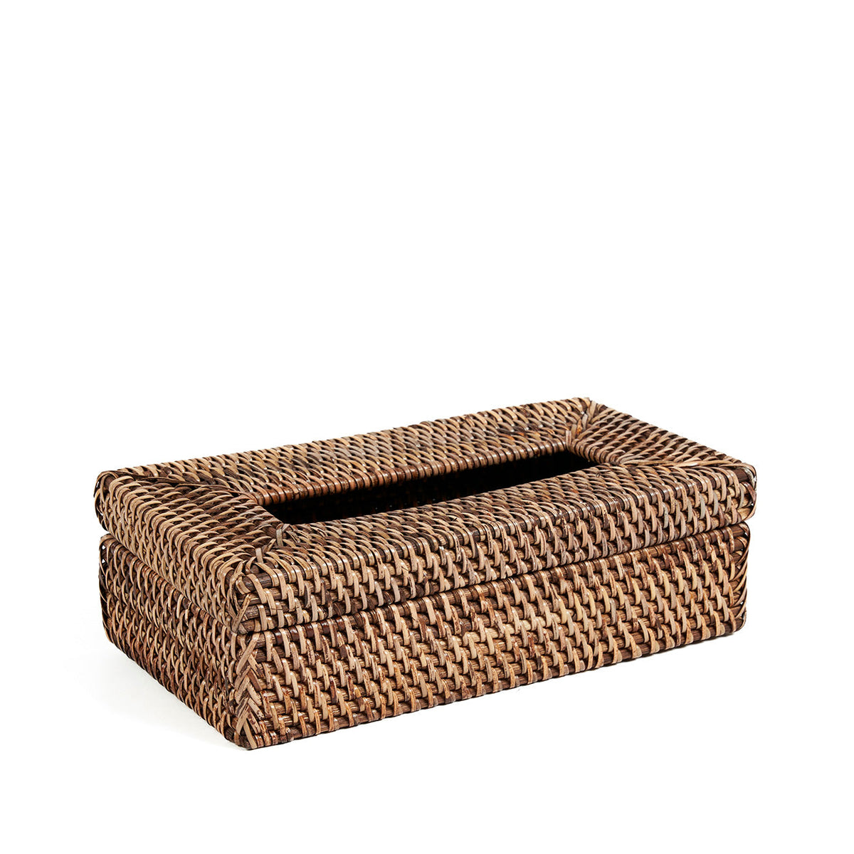Die Rattan Classic Taschentuchbox - Naturbraun Bazar Bizar