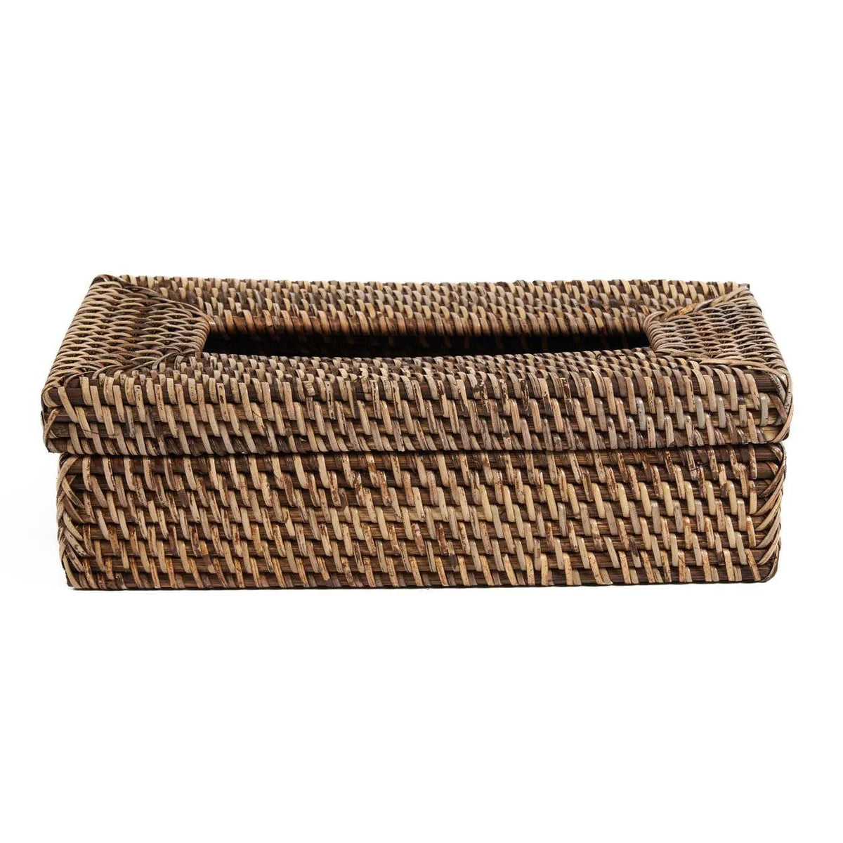 Die Rattan Classic Taschentuchbox - Naturbraun Bazar Bizar