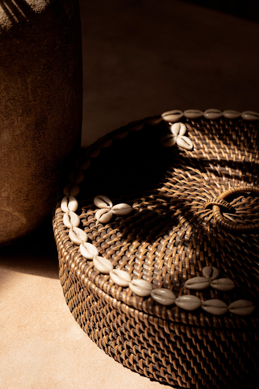 De Rattan Vakkenmand Natuurlijk Bruin Bazar Bizar