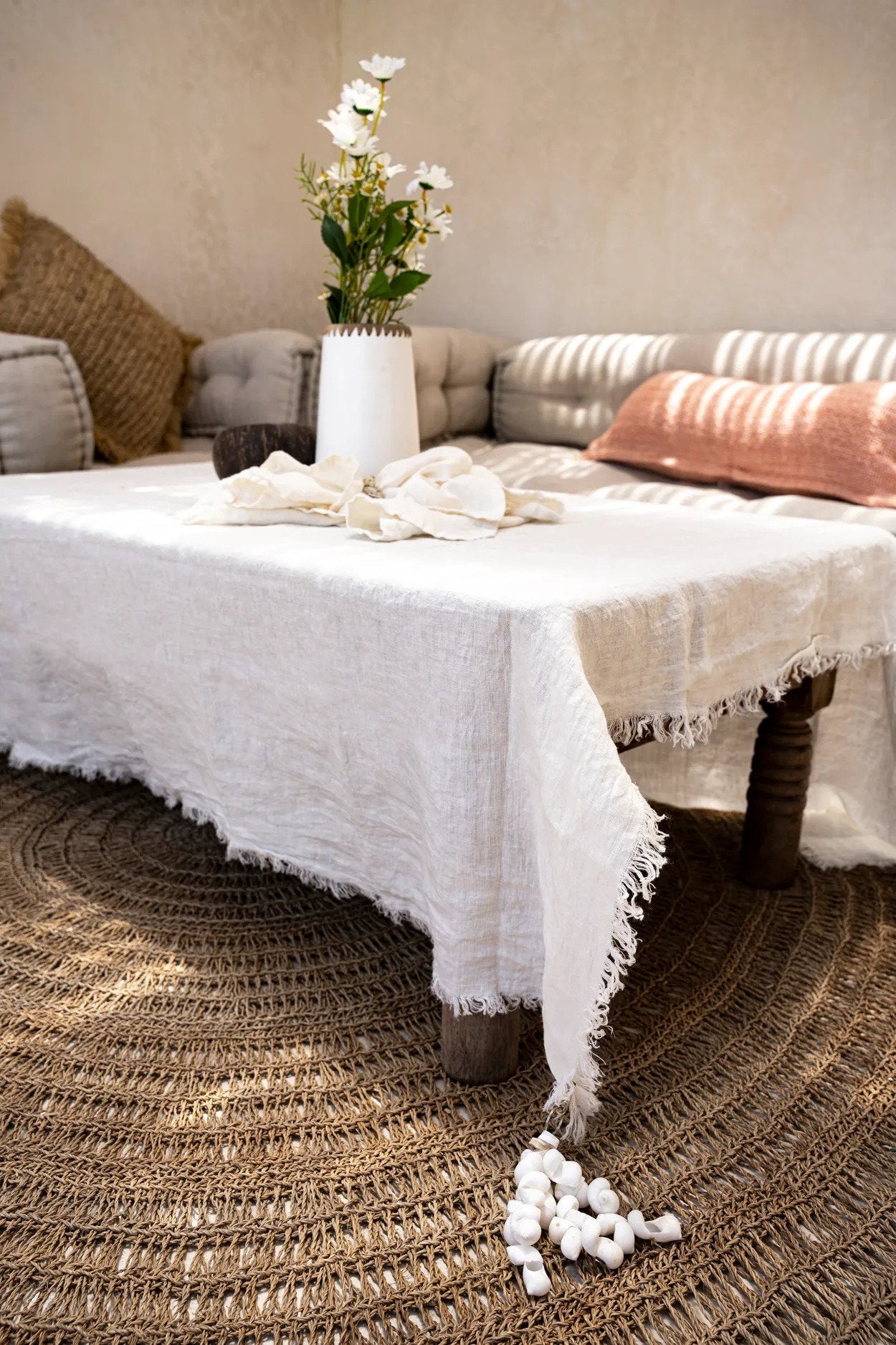 Het Seagrass Tapijt - Natural - 100cm