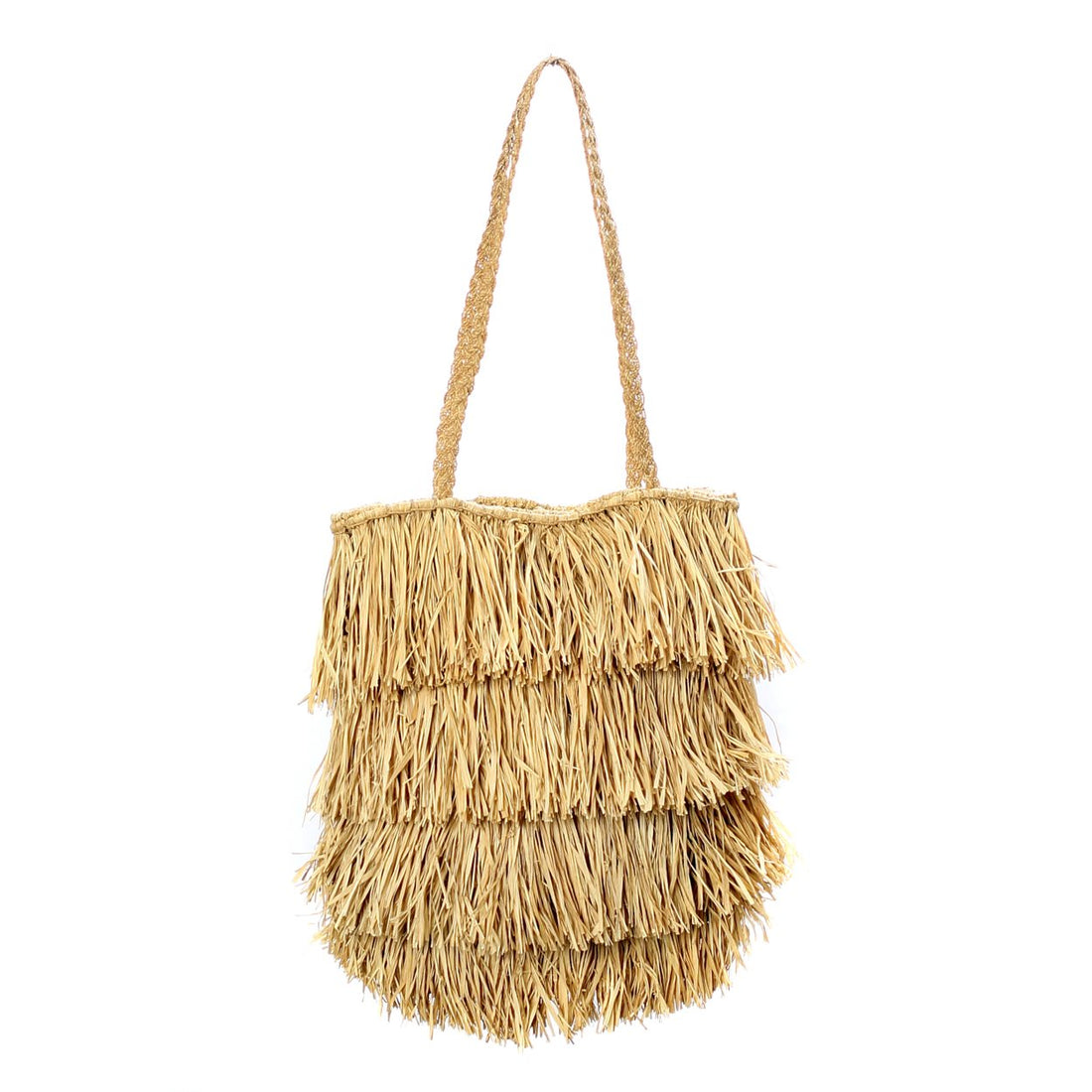 The Raffia Bahamas Tas - Natural