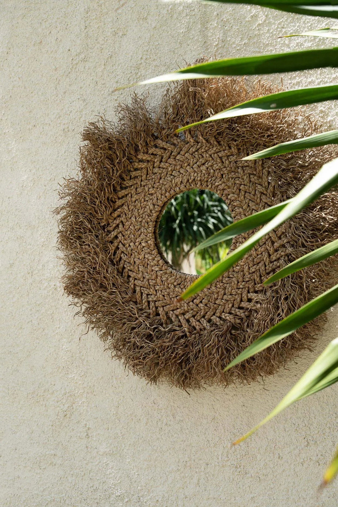 De Early Monday Spiegel - Naturel 75x75cm